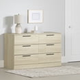 thumbnail image 1 of South Shore Step One Essential 6-Drawer Dresser for Adult, in Bleached Oak, 1 of 11