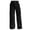 Black, variant on Yubnlvae Cargo Denim Jeans - Women's Multi-Pocket Work Pants, Loose Fit Wide Leg Utility Jeans, Streetwear Oversized Carpenter Pants (Khaki | M)