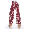 thumbnail image 3 of White Mark Women's Floral Palazzo Pants, 3 of 4