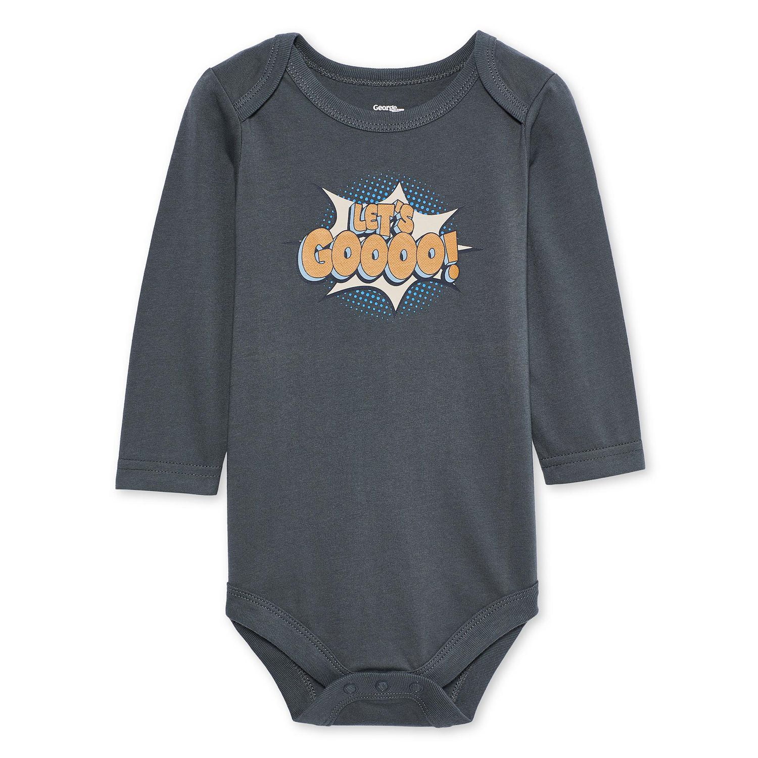 George Baby Boys' Long-Sleeve Graphic Bodysuit