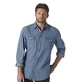 thumbnail image 2 of Wrangler Chemise de Travail Western pour Homme, Fini Lavé, Délavé à la Pierre, Très Grand, 2 of 4