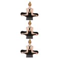 thumbnail image 1 of Xinxinyy Stay Active And Pain-Free Breathable And Warm Lumbar Support Belt Wide black XL 3Set, 1 of 6