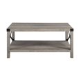 thumbnail image 2 of Pemberly Row 40" Metal Coffee Table in Gray Wash and Black, 2 of 4