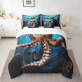 thumbnail image 2 of YST 3D Octopus Bedding Comforter Set Sea Animal Theme, 7pcs, King, 2 of 4