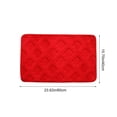thumbnail image 3 of Dvruxg Thickened Absorbent Bathroom Mat – Non-Slip Soft Velvet Floor Rug for Toilet, Restroom & Bedroom, Easy-Care Polyester Door Mat with Anti-Slip Backing, 3 of 5