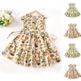 thumbnail image 1 of JDQJBZ Robe à Manches Courtes pour Tout-Petites Filles, Épaules Dénudées, Col Ras du Cou, Longueur Genou, Chemise de Nuit, Robe de Sommeil, 1 of 1