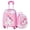 White, variant on 2PC Kids Carry On Luggage Set 12" Backpack and 16" Rolling Suitcase for Travel