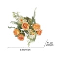 thumbnail image 3 of Birdeem Flowers Artificial for Decoration, Flowers for Decoration, Imitation Flower Home Decoration Wedding Handheld Flower Wall Artificial Flower, Artificial Flowers for Decoration, 3 of 7