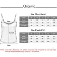 thumbnail image 2 of Charmo Women's Scoop Neck Ribbed Tank Tops Slim Straps Cropped Tops Built in Bra, 2 of 6