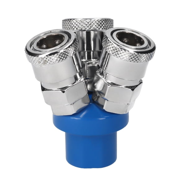 Amdohai Manifold Block Splitter 3 Way Quick Connect Air Hose Splitter Coupler Manifold Air Compressor C Type Quick Coupler