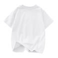 thumbnail image 3 of Rbaofujie T-Shirts pour Fille à Imprimé Cœur T-Shirts à Manches Courtes Col Ras du Cou Hauts d'Été, 3 of 3