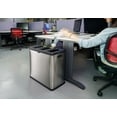 thumbnail image 4 of The Step N' Sort 60 L Open Top 3-Compartment Trash and Recycling Sorter, 4 of 8