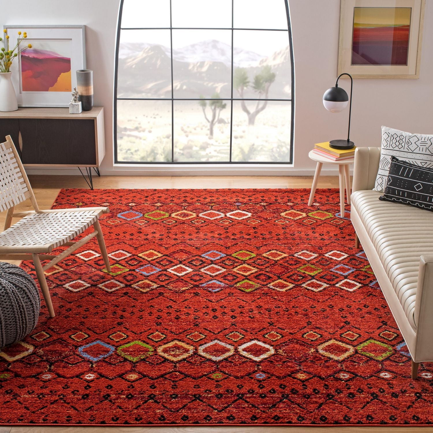 SAFAVIEH Amsterdam Gladwin Tapis Géométrique