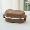 thumbnail image 1 of RXIRUCGD Two Layer Lunch Box For Kids Leak Proof Bento Box Microwave and Dishwasher Safe Lunch Container, 1 of 7