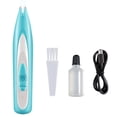 thumbnail image 1 of Dog Trimmer with LED Light Rechargeable Cordless ABS Material Low Noise 6500 High Speed 0.35 in Narrow R Shaped Blade for Small Dogs Cats Eyes Ears Face Rump, 1 of 4