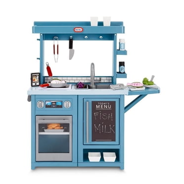 Little Tikes 25-Piece First Prep Kitchen - Blue