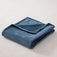 thumbnail image 4 of Mainstays Plush Throw Blanket Navy, 4 of 7