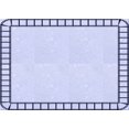 thumbnail image 1 of Ahgly Company Tapis d'Intérieur Lavables en Machine Rectangle Bleu Lavande Transitionnel, 5' x 8', 1 of 7