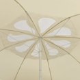 thumbnail image 3 of vidaXL Beach Umbrella Sand Yellow 300 cm, 3 of 5