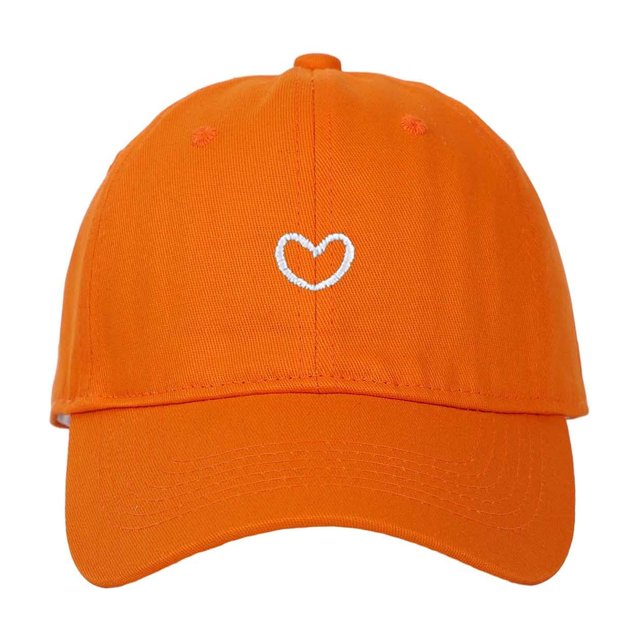 Trendy Heart Embroidered Baseball Cap for Daily Wear - Adjustable and Versatile Headgear for All Seasons