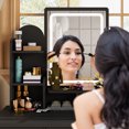 thumbnail image 5 of OXYLIFE Coiffeuse avec Tabouret pour Chambre, Noir, 5 of 5