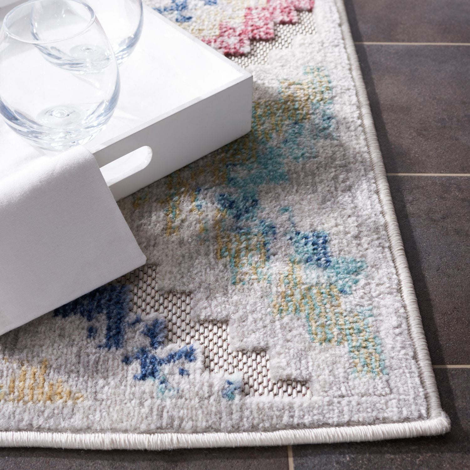 SAFAVIEH Cabana Carina Geometric Indoor/Outdoor Area Rug