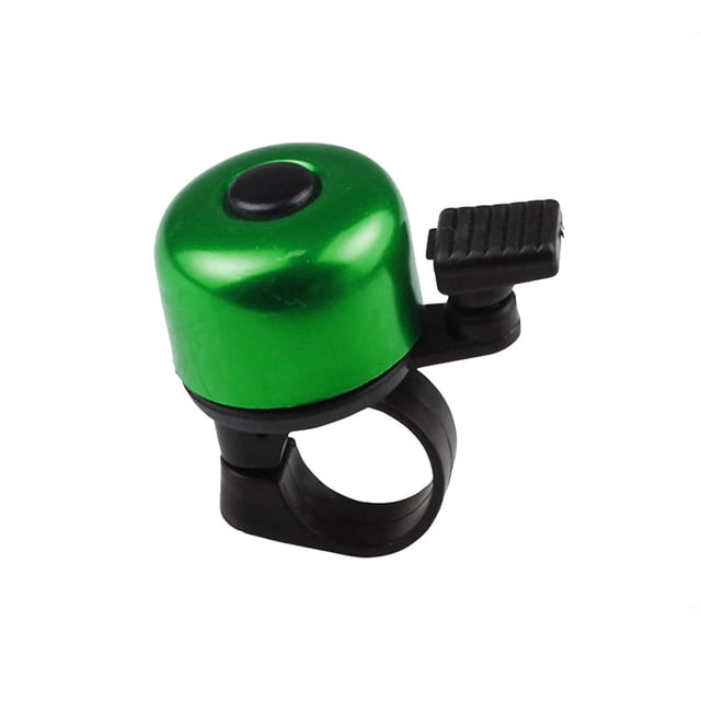 Bicycle Bell Mini Bike Bell Bike Warning Bell Bike Handle Bar Alarm Bicycle Bell Warning Bike Handlebar Metal Ring Bell Mini Horn Handle Bar AlarmGreen