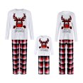 thumbnail image 1 of Ensembles de Pyjamas Assortis pour Famille Pyjamas de Noël Haut Imprimé avec Bas à Carreaux, 1 of 10