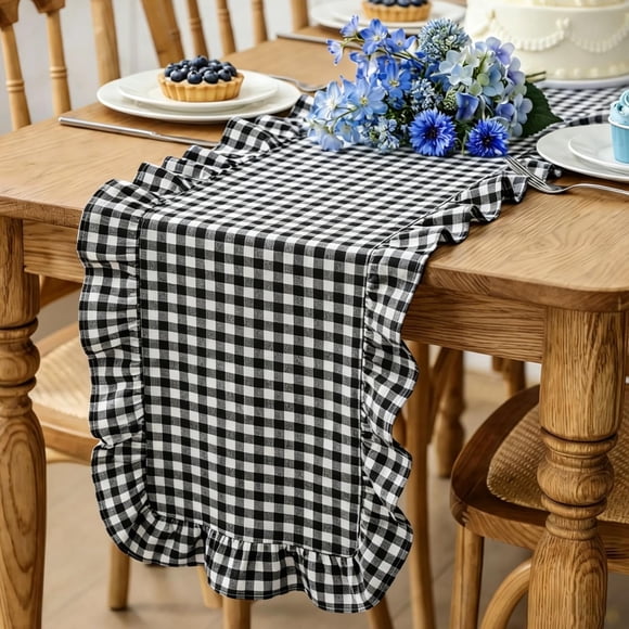 Amzcrzy Home Textiles, Tablecloths, Leaf EdgeS Table Runner Long Strip Mat For Home Coffee Table Tea Table Dining Table TV Cabinet, Tables runner
