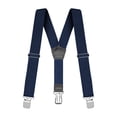 thumbnail image 1 of Buyless Fashion Bretelles Texturées Robustes pour Hommes - Sangles Ajustables de 48 Pouces 1 1/4 Pouces - Forme en Y, 1 of 7