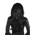 thumbnail image 2 of Underwraps Longue Perruque Déguisement Ajustable pour Femme Adulte Noire, 2 of 3