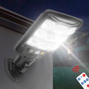 Solar Lights Outdoor Waterproof Solar Garden Lights,Solar Street Light Dusk to Dawn Outdoor Solar Garden Lights Human Body Lighting Sensor Lights Home Garden Waterproof Solar Street Lights