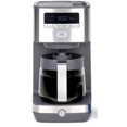 thumbnail image 1 of GE Drip Coffee Maker With Timer | 12-Cup Glass Carafe Coffee Pot With Adjustable Keep Warm Plate | Wide Shower Head for Maximum Flavor | Kitchen Essentials | Stainless Steel, 1 of 4