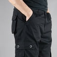 thumbnail image 4 of FAIWAD Shorts Cargo pour Hommes Décontractés Classiques Jusqu'aux Genoux à Multiples Poches Pantalons Capri Extensibles Shorts Décontractés d'Extérieur, 4 of 7