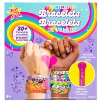 Kit Bracelet D'amitié Filles – Boîte De Rangement 3 Niveaux, Perles, élastiques, Métier à Tisser, 6-12 Ans