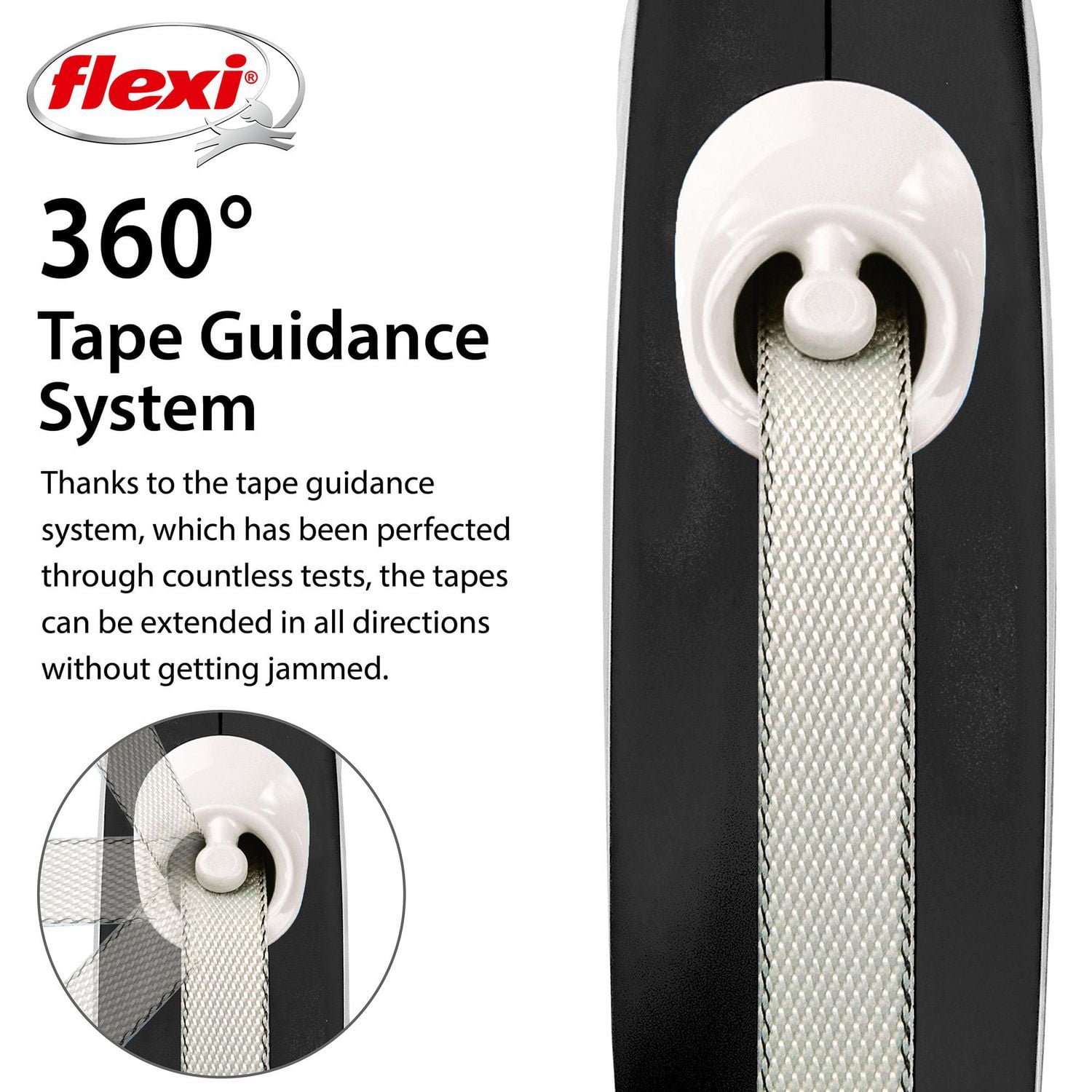 Flexi New Comfort Laisse à Ruban Rétractable pour Chien