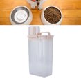 thumbnail image 4 of Seau de Stockage de Nourriture pour Chien, Résistant à l'Humidité, Facile à Verser, Récipient Translucide avec Couvercle, Tasse à Mesurer pour Stocker la Nourriture pour Animaux, 4 of 7