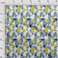 thumbnail image 2 of oneOone Cotton Poplin Fabric Parallelogram & Triangle Geometric Decor Fabric Printed BTY 56 Inch Wide, 2 of 4