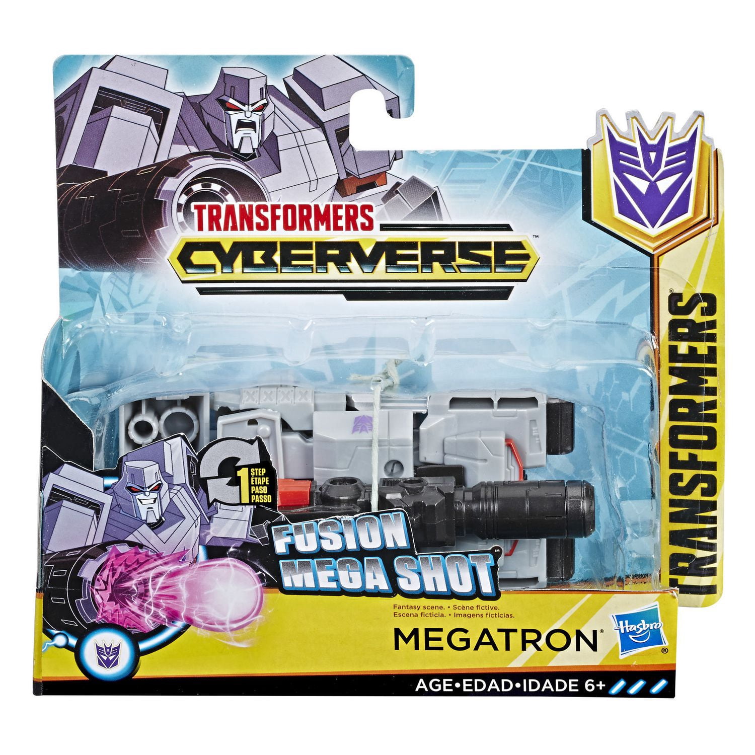 Transformers Cyberverse Action Attackers: 1-Step Changer Megatron Action Figure