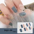 thumbnail image 1 of 15 Styles Semi Cured Gel Nail Stickers Full Nail Required Gel Wraps, 1 of 9