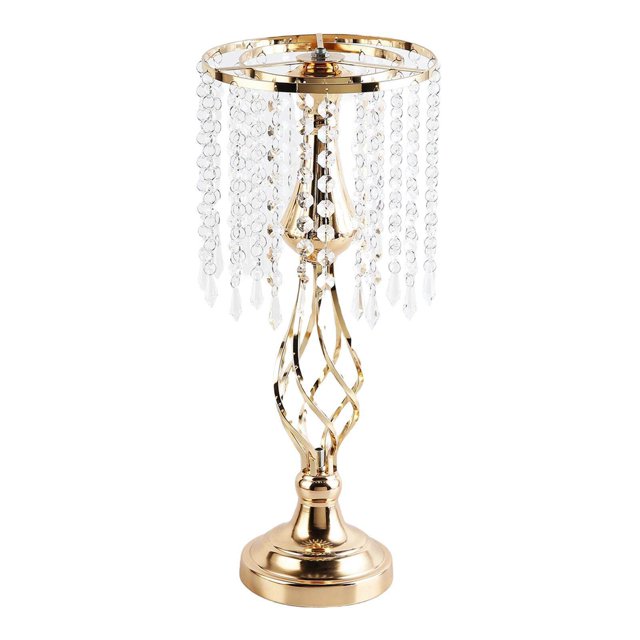Baohd Candle Holder Candlestick Centerpiece for Table Hotel Wedding Gold Small