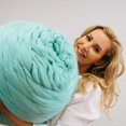 thumbnail image 4 of Hand Arm Knitting Blanket Thick DIY Chunky Yarn Roving Knitted Blanket Bulky Yarn Winter Warm, 4 of 8
