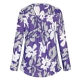 thumbnail image 4 of TIMIFIS Mode Automnale pour Femmes Tunique à Manches Longues d'Automne pour Femmes pour Porter avec des Leggings Blouse Décontractée à Col en V T-Shirt Blouse pour Femmes, 4 of 7