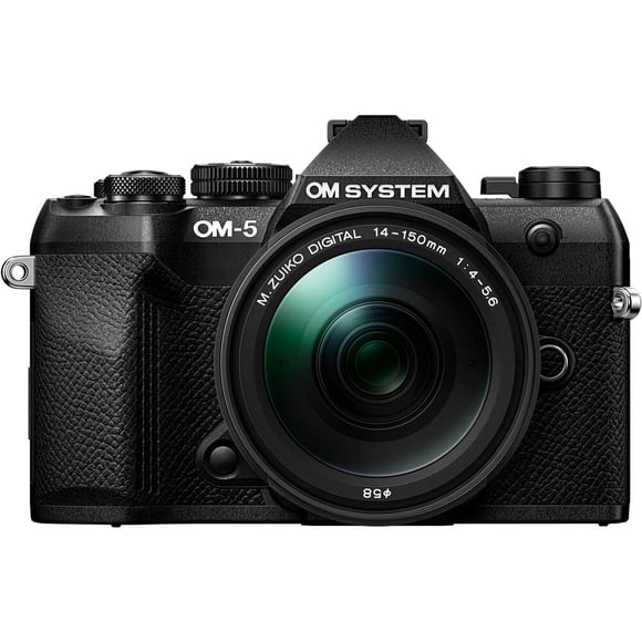 Appareil photo hybride OM-5 Mark II avec objectif 14-150 mm f/4-5,6 II (noir)