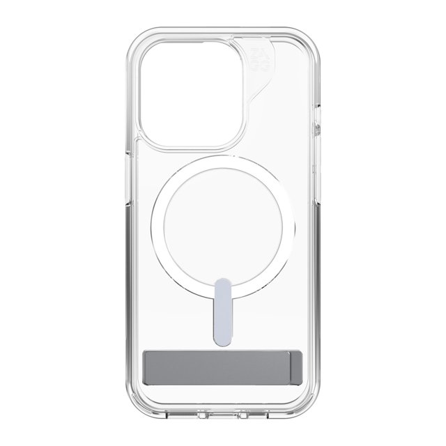 iPhone 15 Pro ZAGG (GEAR4) Crystal Palace Snap Kickstand Case - Clear