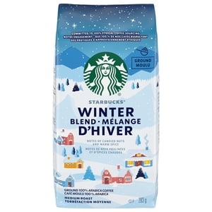 STARBUCKS Mélange d'hiver de café au sol 283 g Sachet