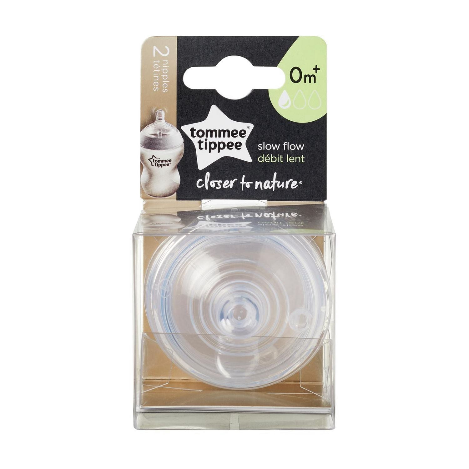 Tommee Tippee Plus Près de la Nature Tétine à Débit Lent