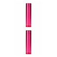 thumbnail image 4 of fastboy Aluminum Cylindrical Mini Battery Bank Holder Back Case Backup Charger No Wielding External Clip Storage Cell Phones Box Pink 2Set, 4 of 6