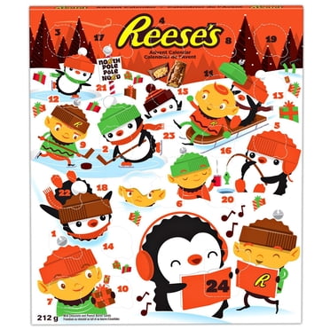 Calendrier de l'avent friandises de chocolat au lait et beurre d'arachides REESE'S pour Noël et les Fêtes_fr