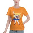 thumbnail image 1 of T-Shirt Basique à Manches Courtes pour Femmes Sailor Moon Édition Q Tsukiha, 1 of 6